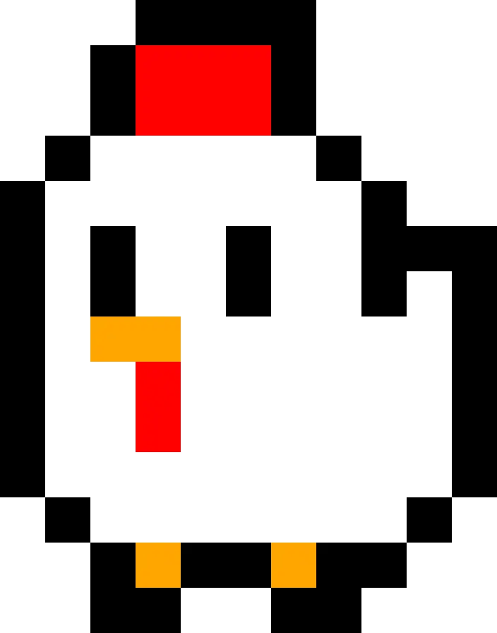 A chicken from Farming Frenzy.